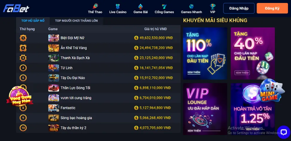 Ưu điểm của tc88 casino